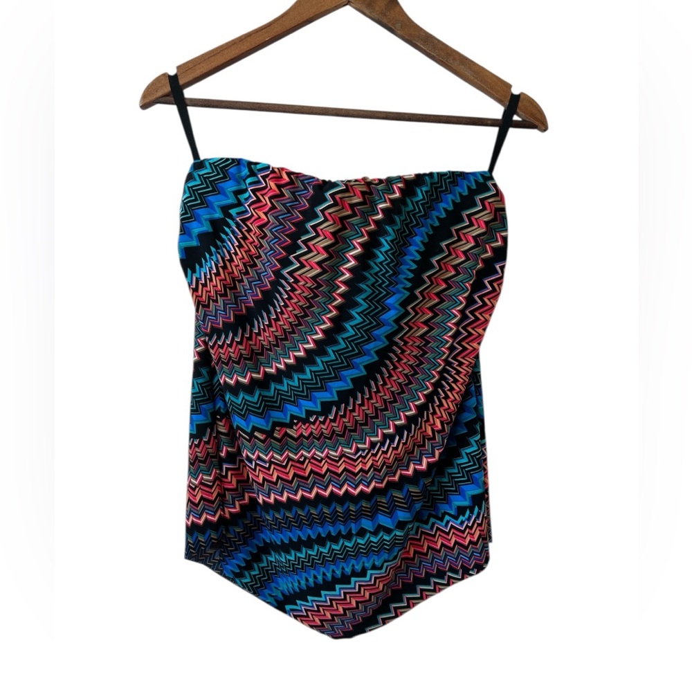 Miraclesuit Hankini Tankini Top Size 6